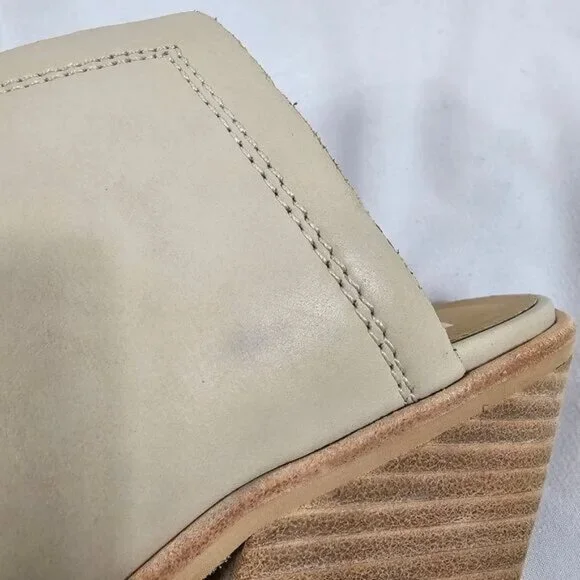 Dolce Vita Block Heel Mule In Cream - Size 11 - Picture 13 of 13